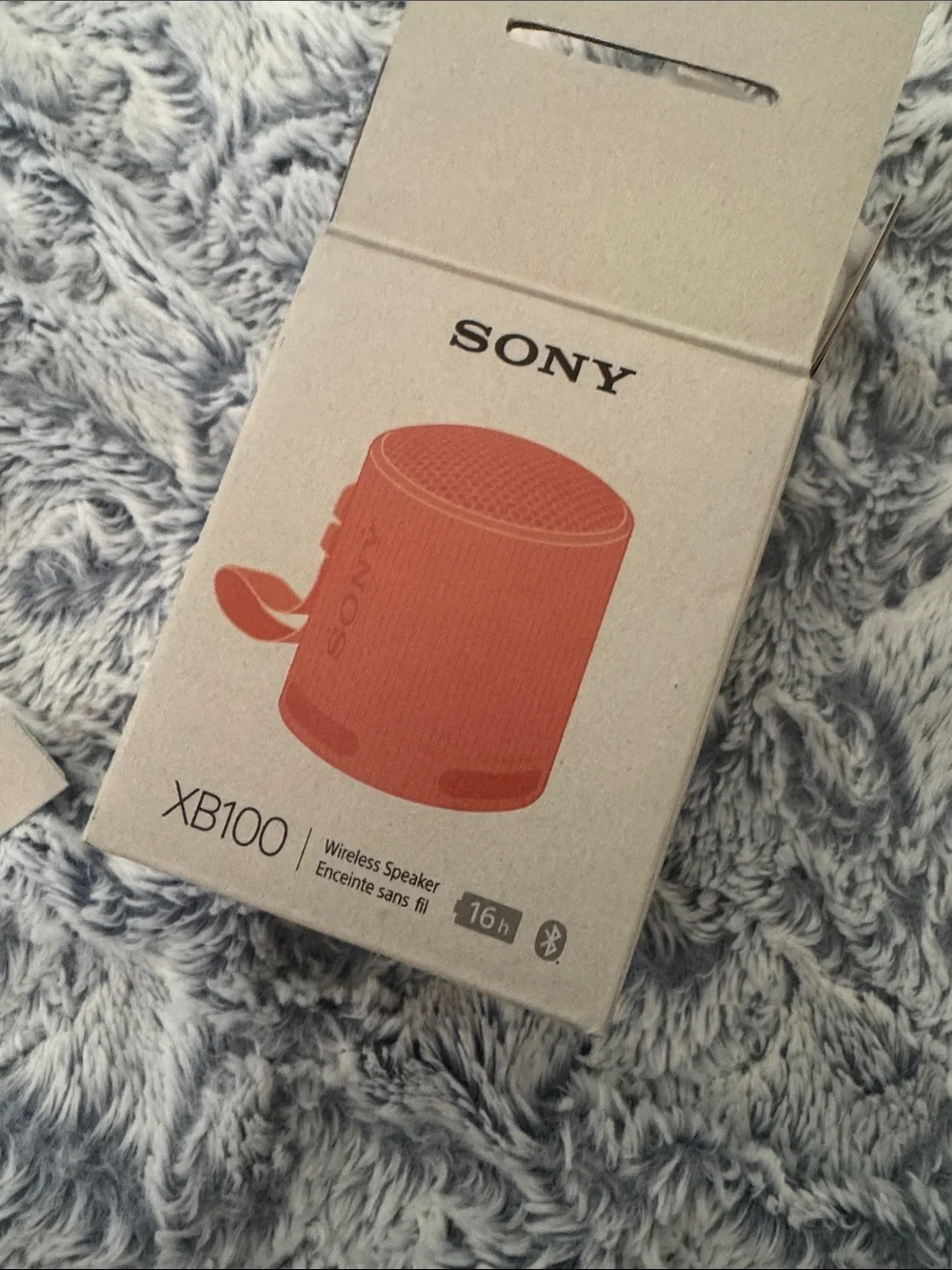 Sony XB100 Portable Wireless Speaker - Orange-Red